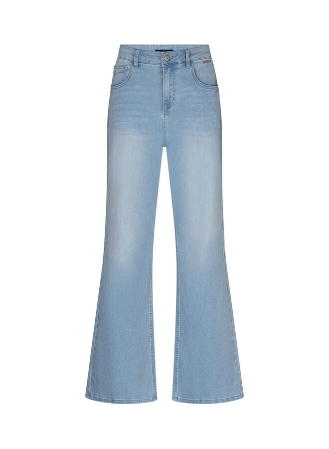 Broek Brielle flare denim lightblue