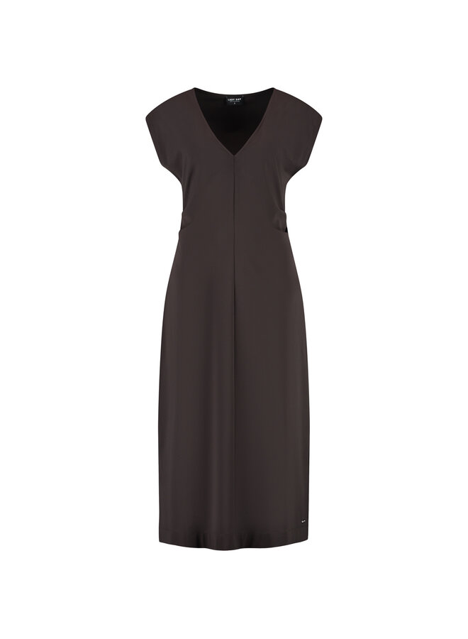 Jurk Doris dark brown