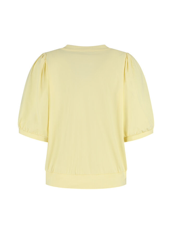 Top Amie-V butter yellow