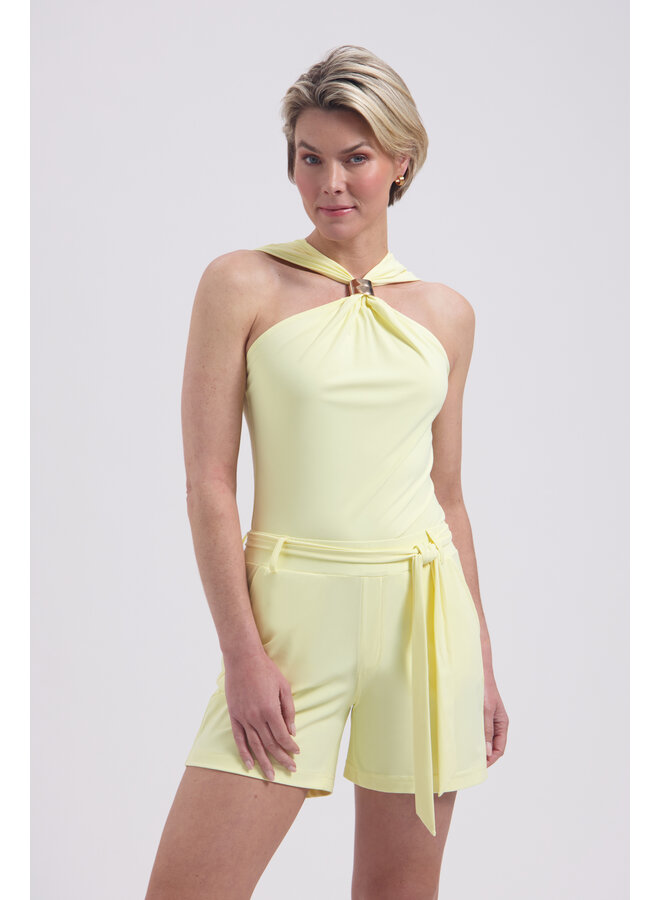 Top Natalie butter yellow