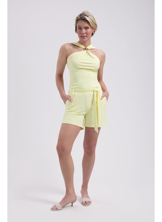 Top Natalie butter yellow