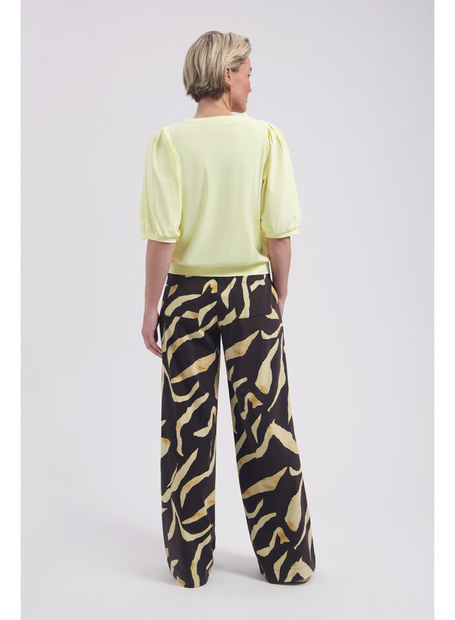 Top Amie-V butter yellow