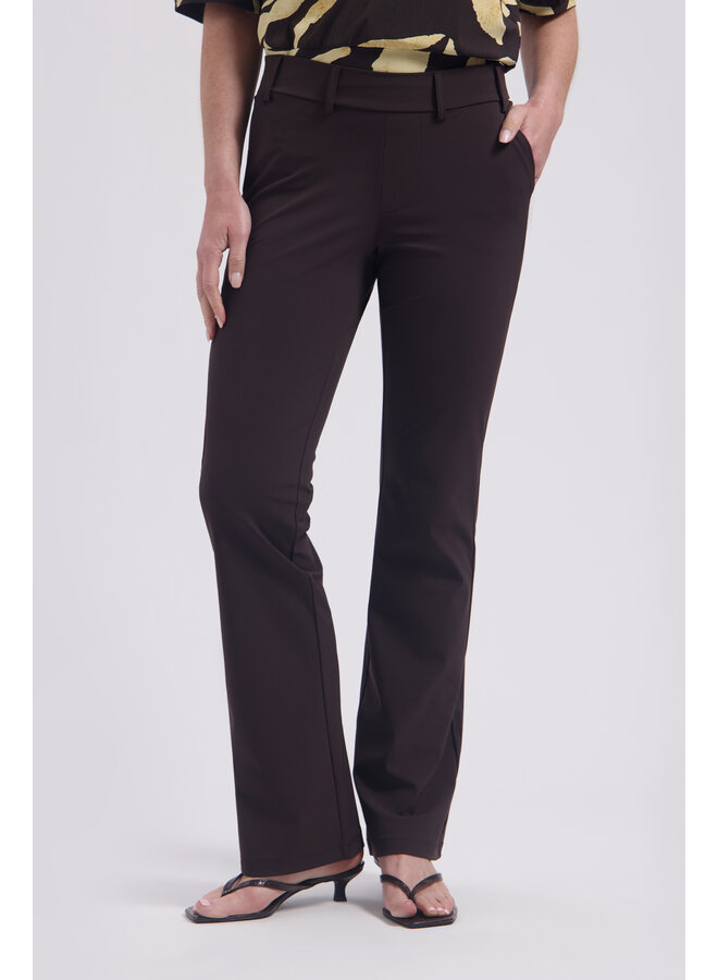 Broek Poppy dark brown