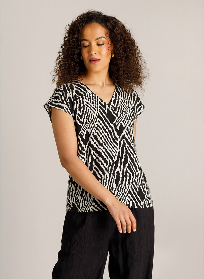 Top Christy black/white