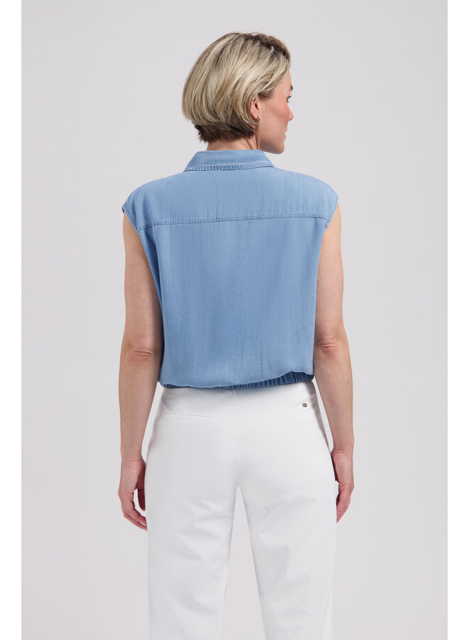 Top Isabel chambray