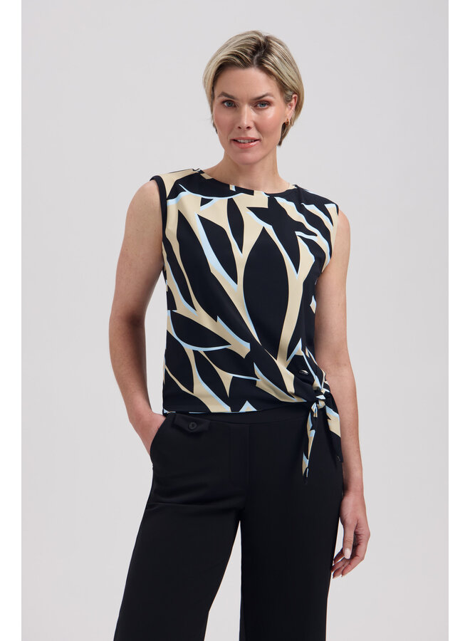 Top Vida leya print