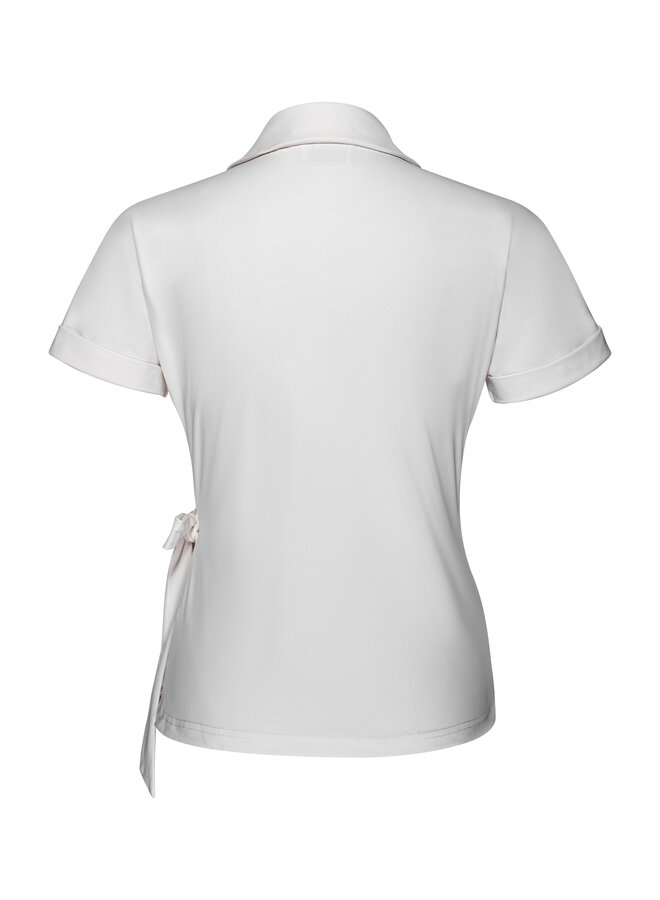 Top Viola bianco