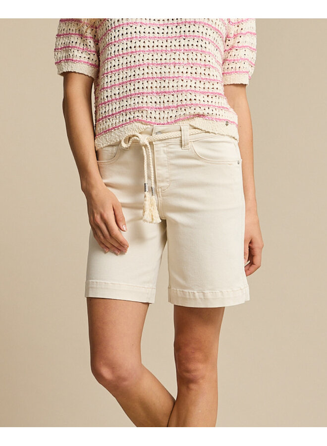 Short Colette short & belt ecru
