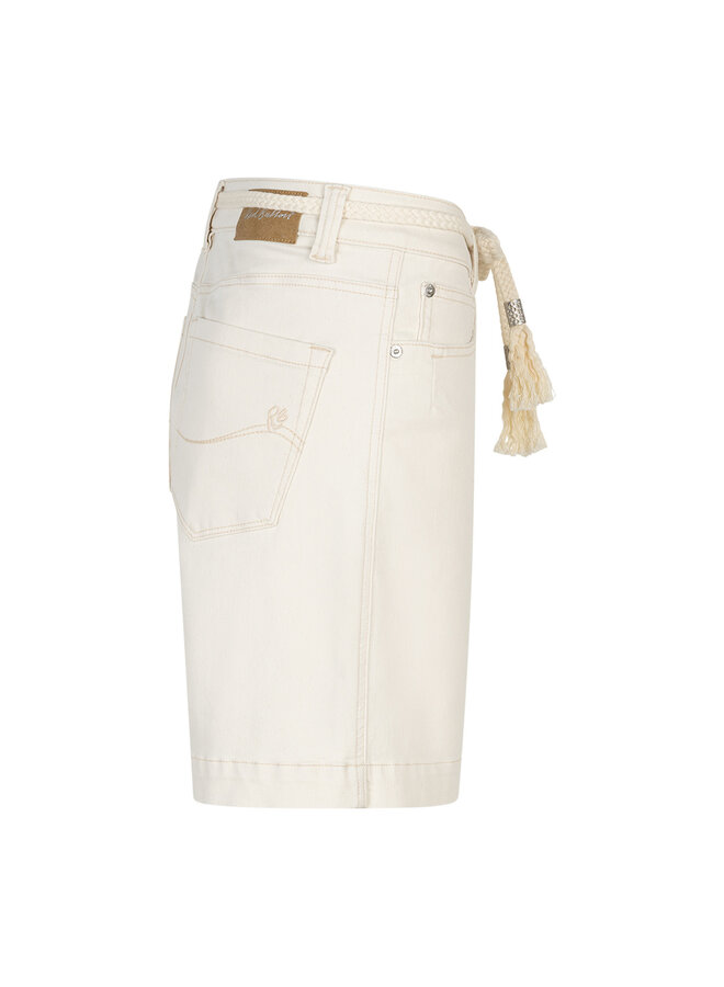 Short Colette short & belt ecru