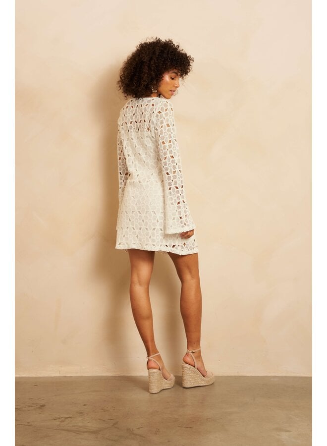 Jurk Moni off white