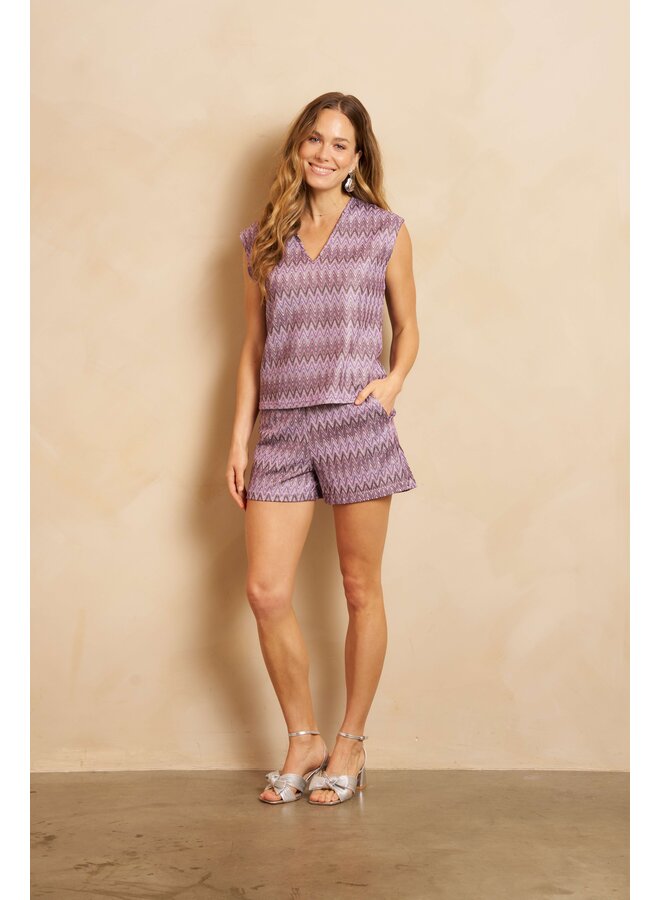 Top Tessa purple