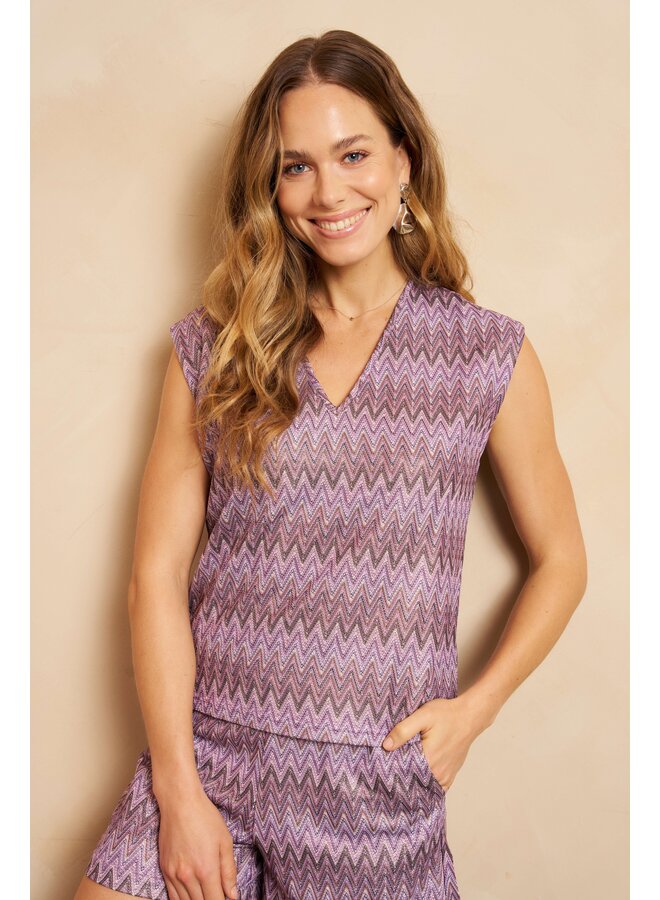 Top Tessa purple