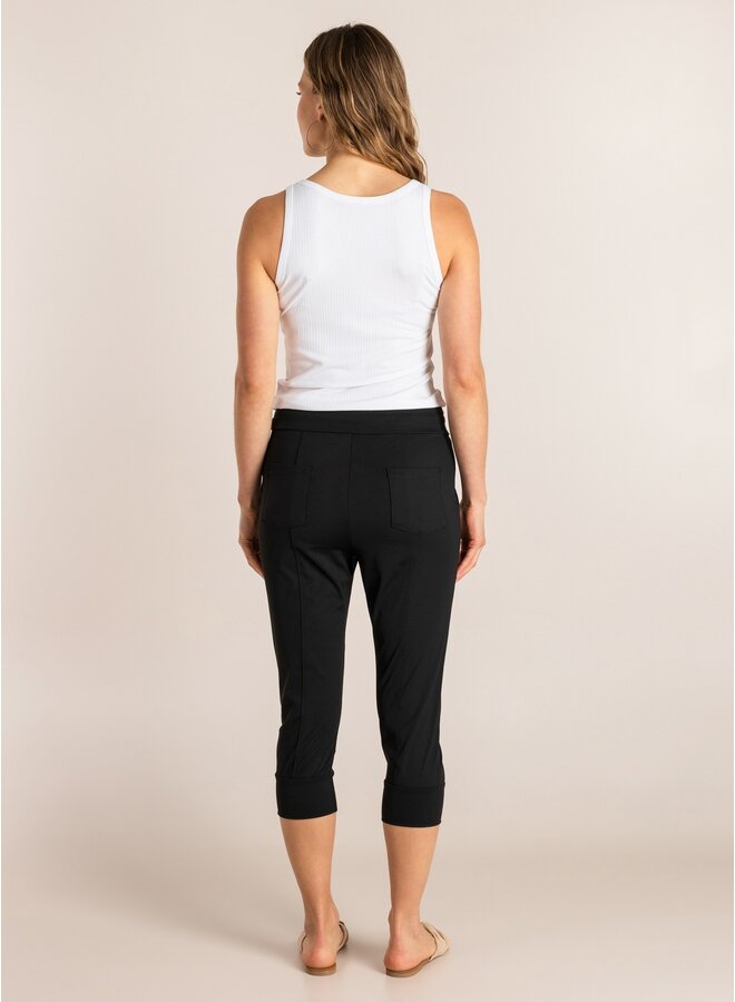 Broek Ciana black capri