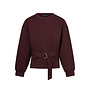 Top Shakira belt scuba burgundy