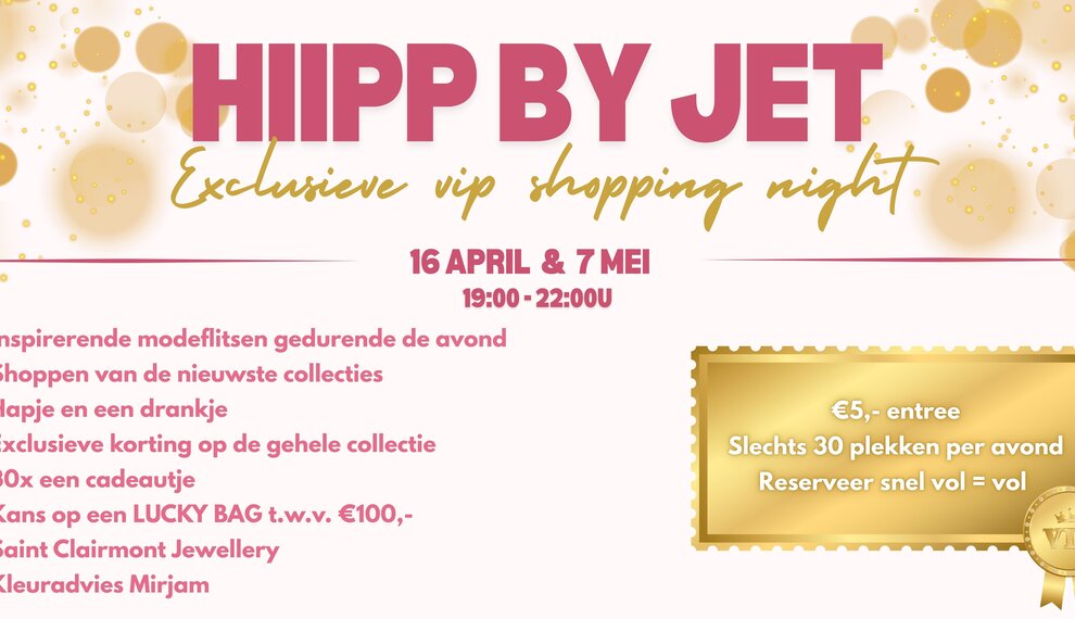 Exclusieve VIP Shopping Night