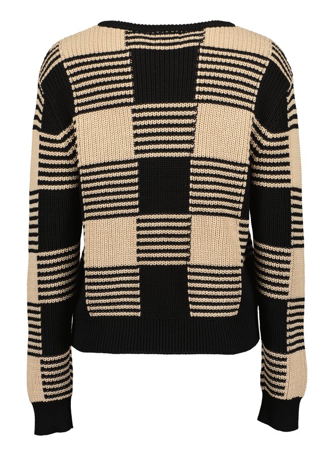 Trui Seven 248196 zwart/beige
