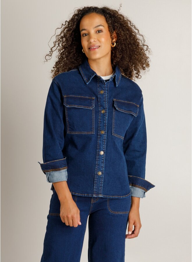 Blouse Haja dark blue