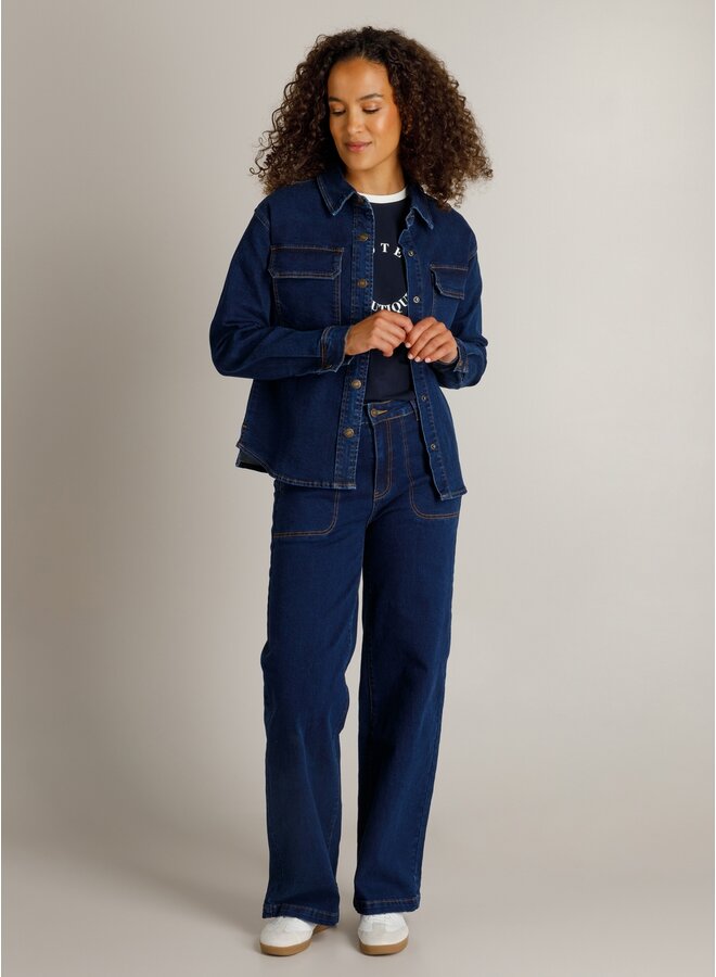 Broek Harmina dark blue
