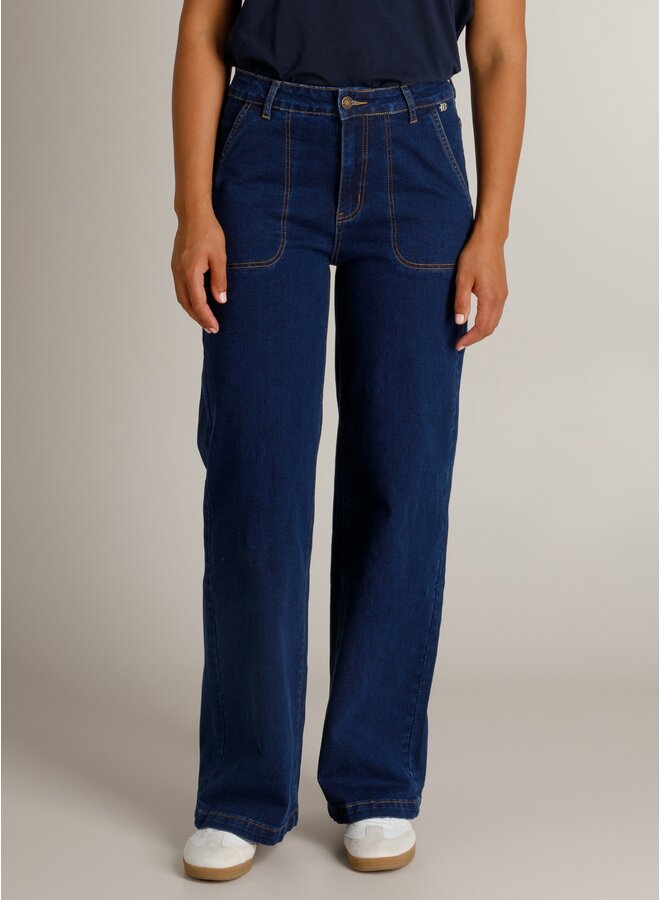 Broek Harmina dark blue