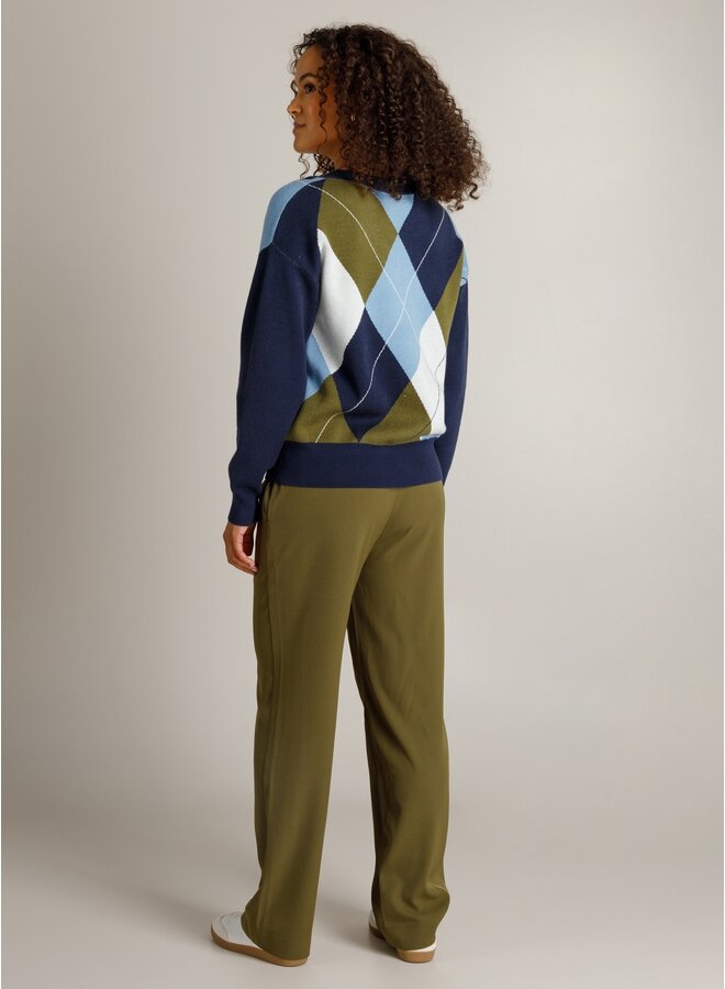 Trui Heidi dark blue/multi color