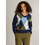 Trui Heidi dark blue/multi color