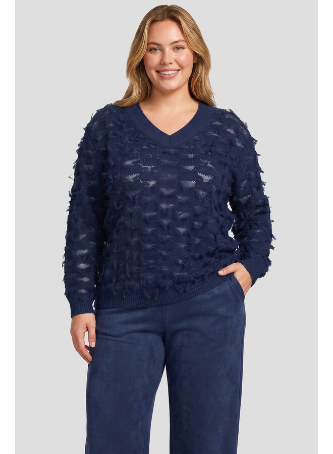 Trui Briona knit pullover eclipse