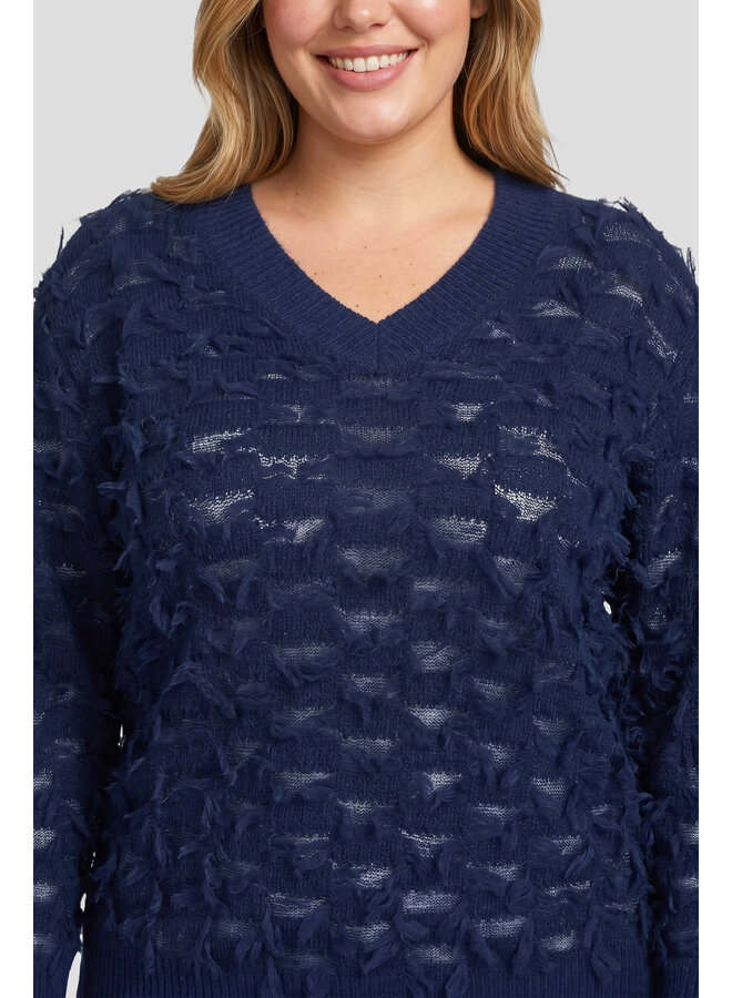 Trui Briona knit pullover eclipse
