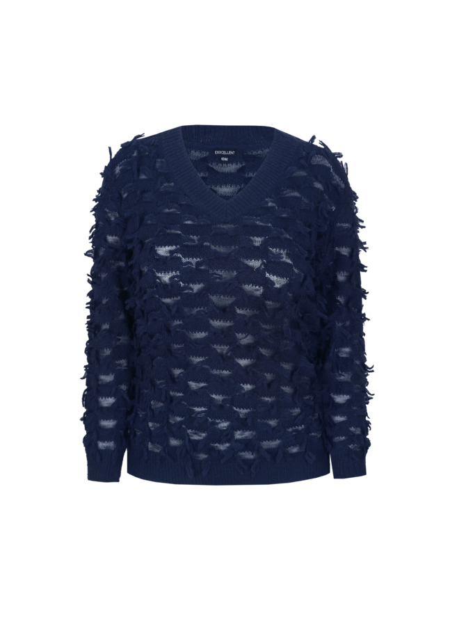 Trui Briona knit pullover eclipse