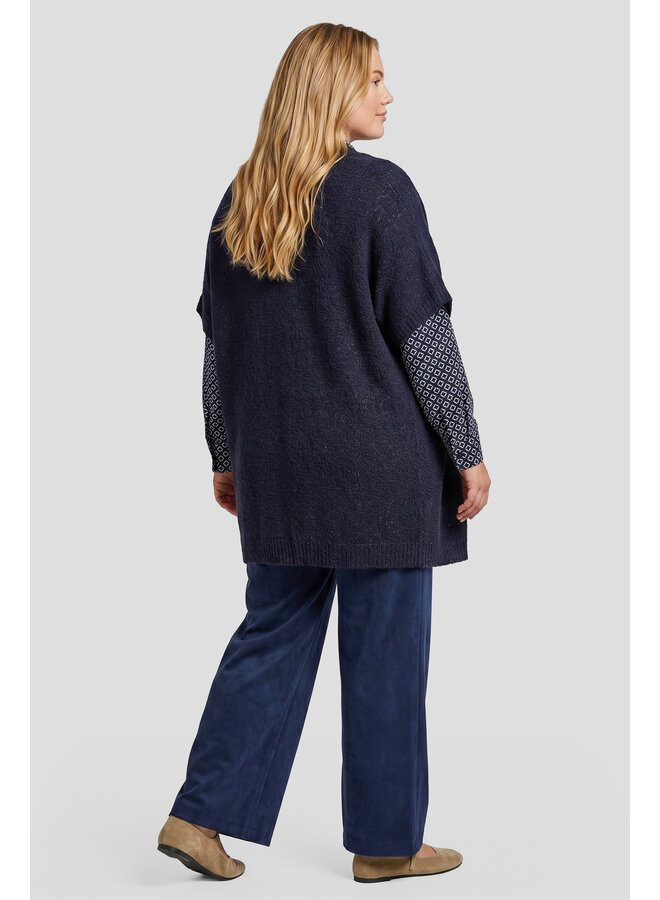 Vest Myra knit cardigan eclipse