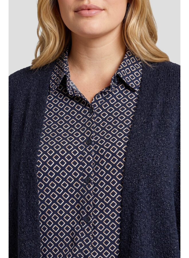 Vest Myra knit cardigan eclipse