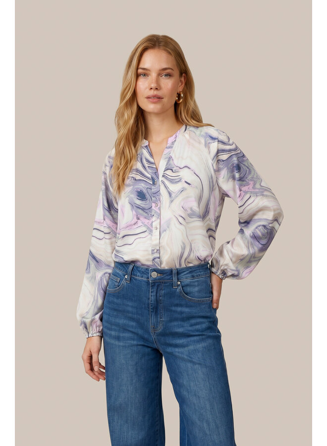 Blouse Lively lilac/color mix