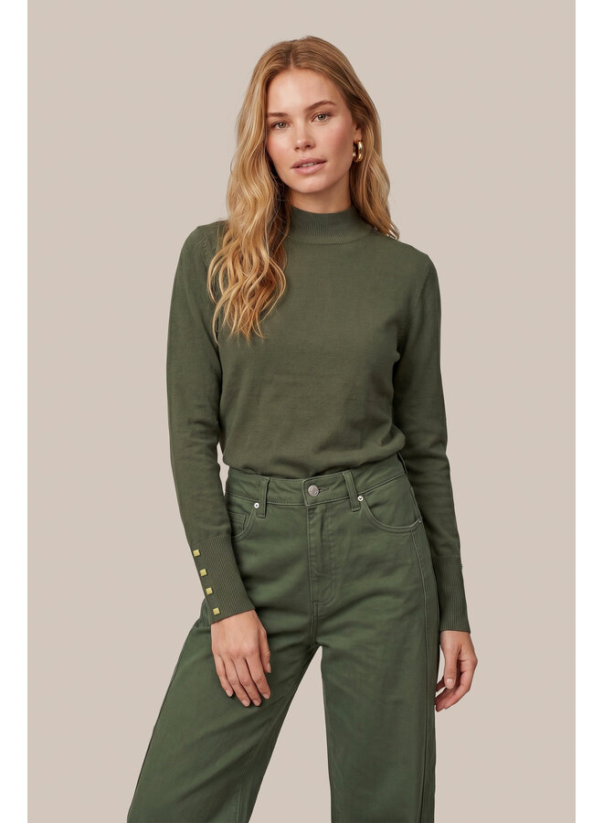 Trui Ambra knit pullover dark olive