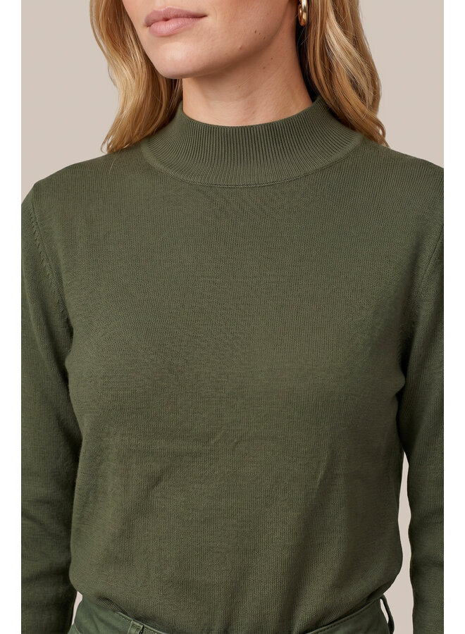 Trui Ambra knit pullover dark olive