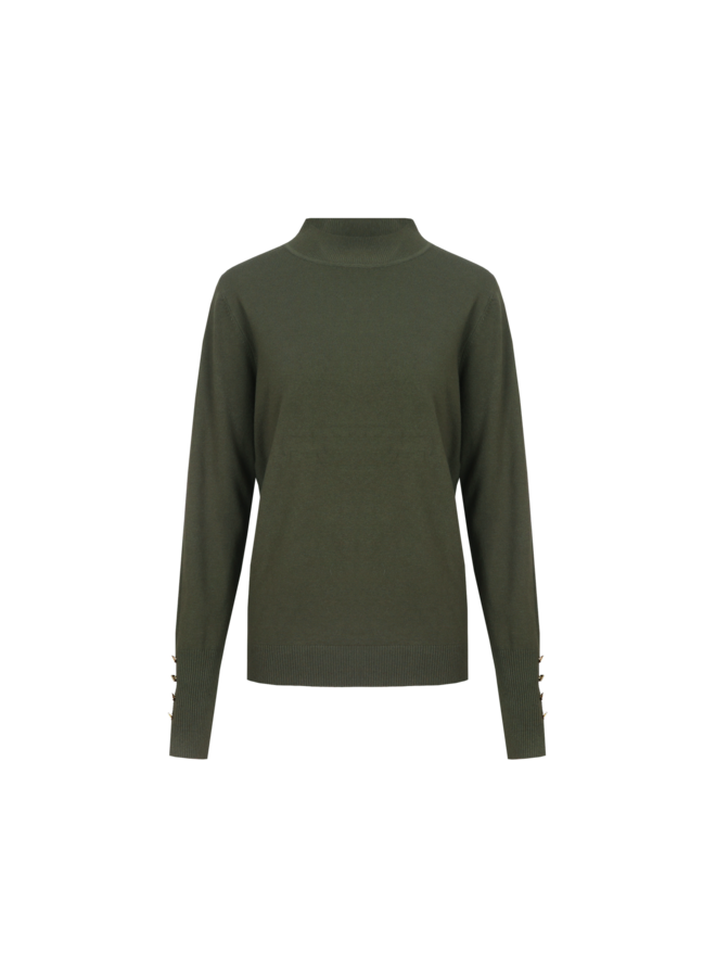 Trui Ambra knit pullover dark olive