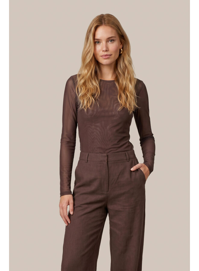 Top Tanea mocha brown