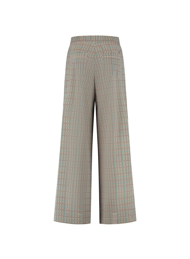 Broek Mille marin check print