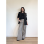 Broek Mille marin check print