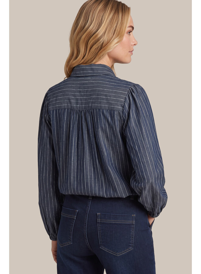 Blouse Fionn denim light gray