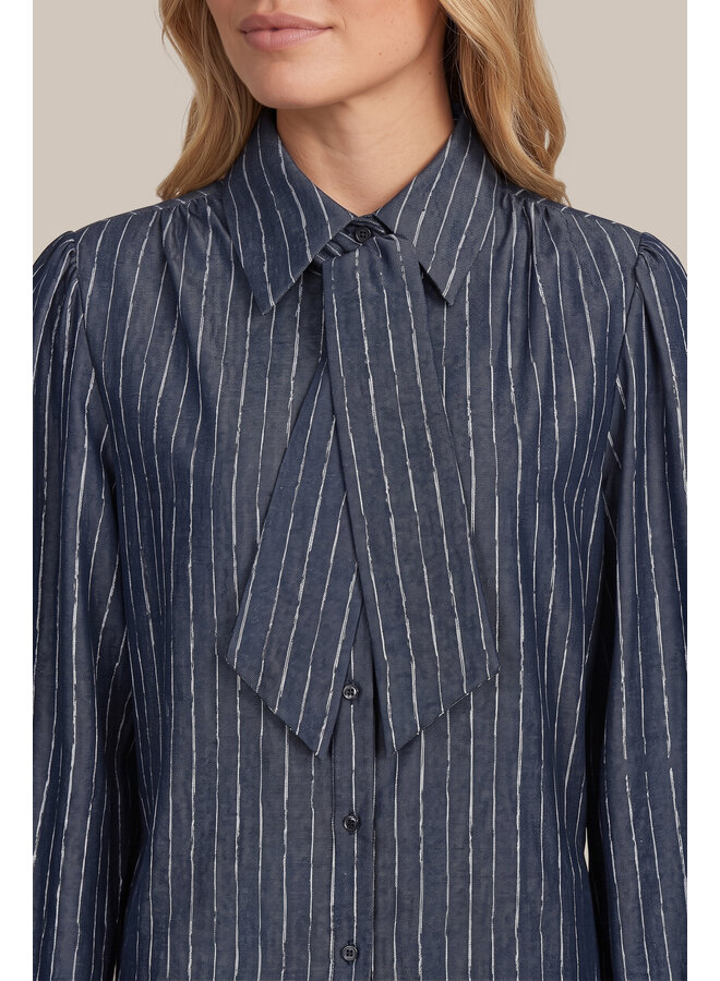Blouse Fionn denim light gray