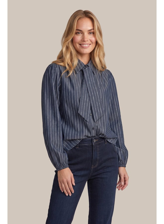 Blouse Fionn denim light gray