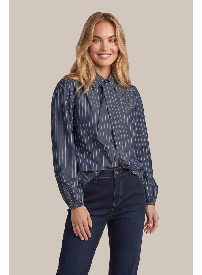 Blouse Fionn denim light gray