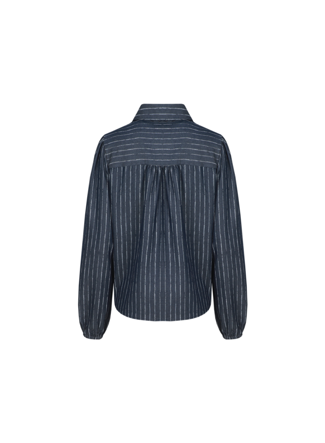 Blouse Fionn denim light gray