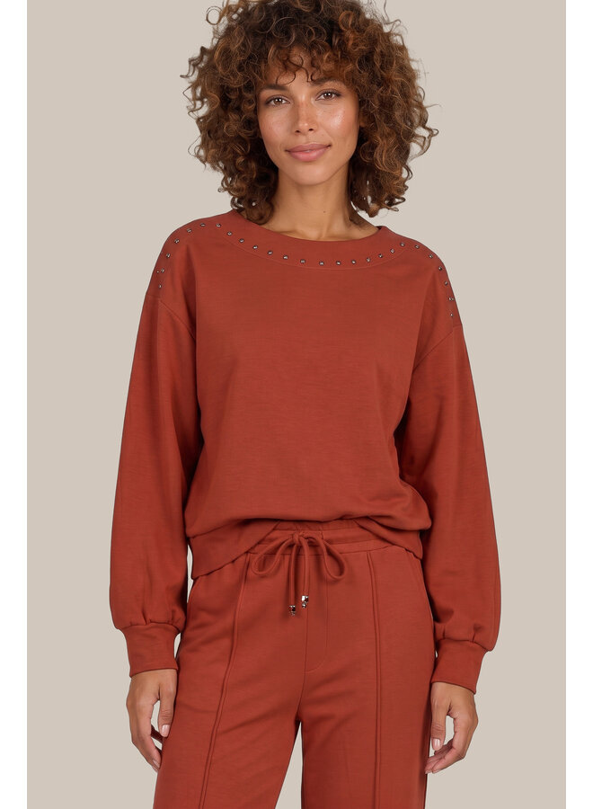 Sweater Aoife burnt henna