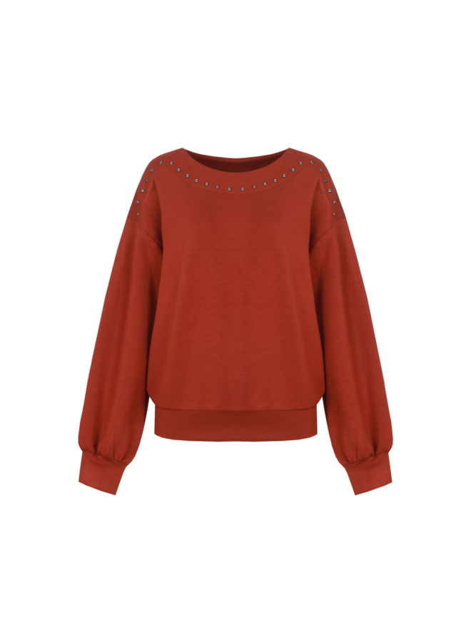 Sweater Aoife burnt henna
