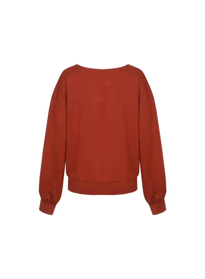Sweater Aoife burnt henna
