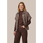 Gilet Gilana mocha brown/color mix