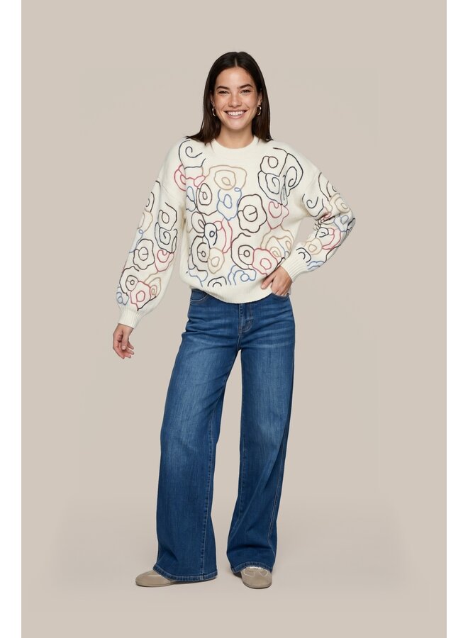 Broek Nico jeans denim dark blue
