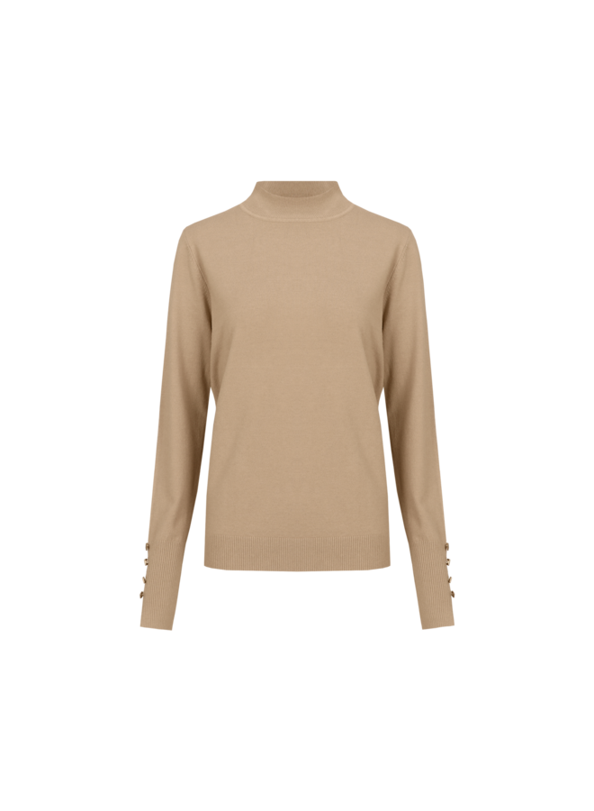 Trui Ambra knit pullover light camel