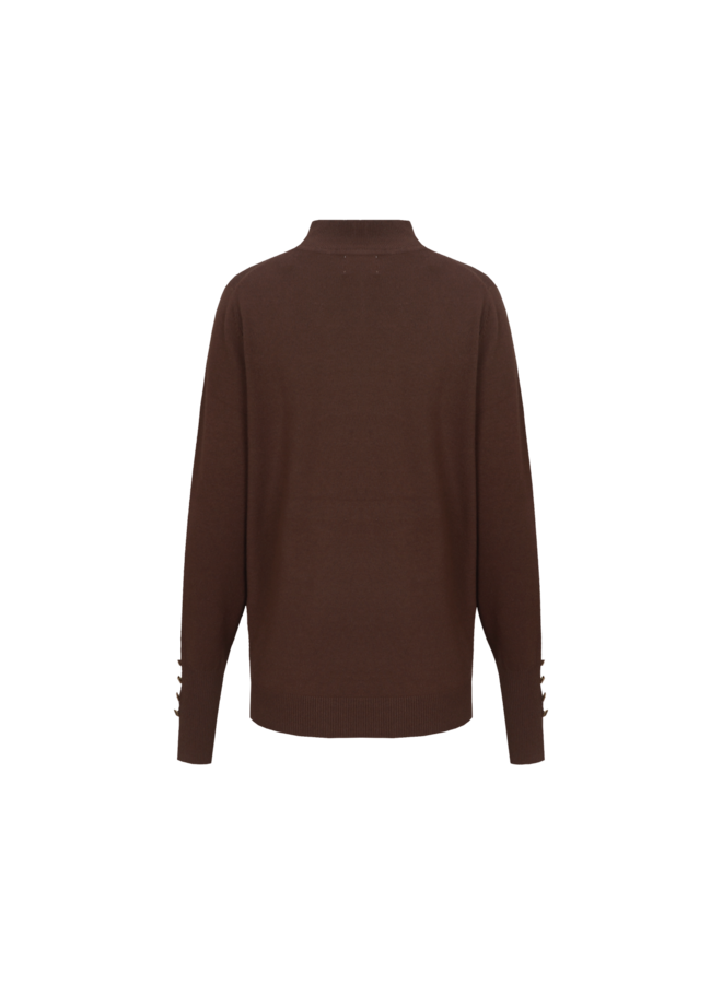 Trui Ambra knit pullover mocha brown