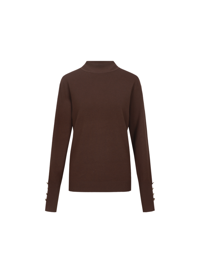 Trui Ambra knit pullover mocha brown